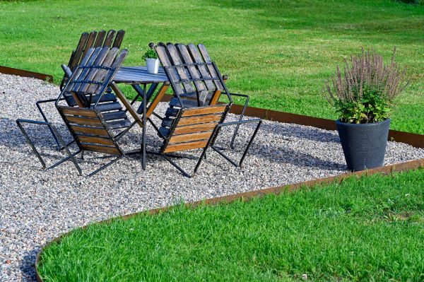 Metal Edging Installation in Mesa