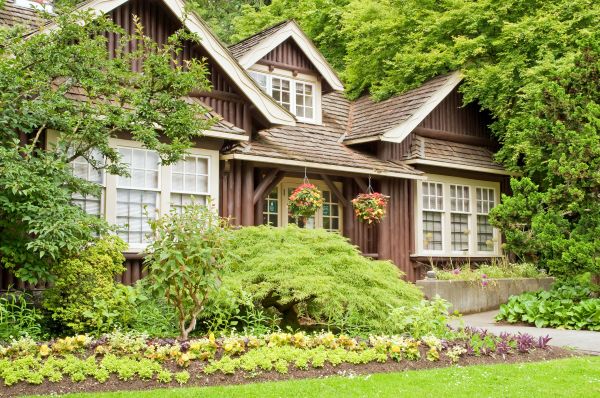 Log Home Landscaping in Mesa