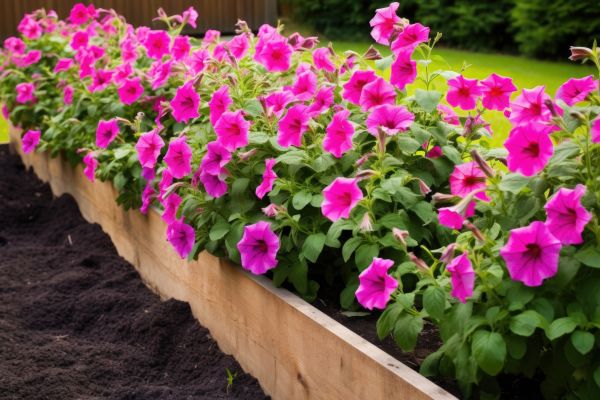 Raised Flower Bed Installation in Mesa