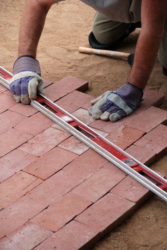 Traditional brick pavers